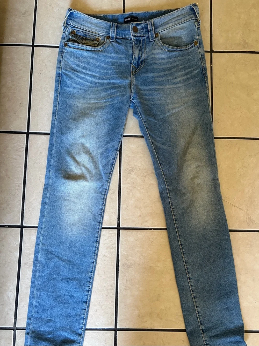 True Religion Men’s Light Wash Jeans